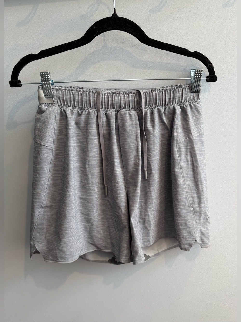 lululemon athletica Light Heather Gray Men's Athletic Shorts